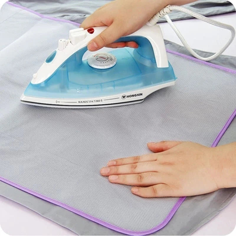 Clothes Ironing Protection Pad Cloth Protective Press Mesh Ironing Board Mat Insulation Against Random Colors Ironing Board Cove