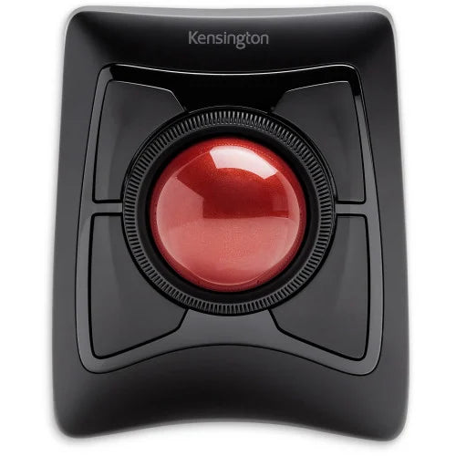 Kensington Expert Mouse® Wireless Trackball DiamondEye - Wireless - Bluetooth/Radio Frequency - Black - USB - Scroll Ring - 4 Button(s) - Symmetrical - 1 Each (72359)