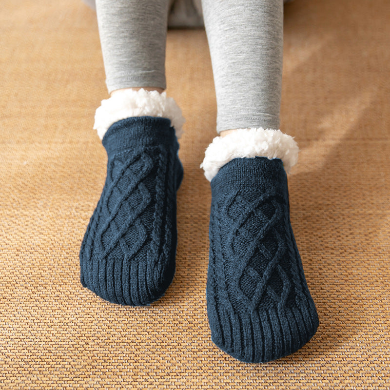 Pantuflas de lana de invierno