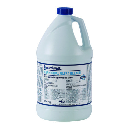 Boardwalk® Germicidal Ultra Bleach, 6 Gallon Bottles (BWK3406)