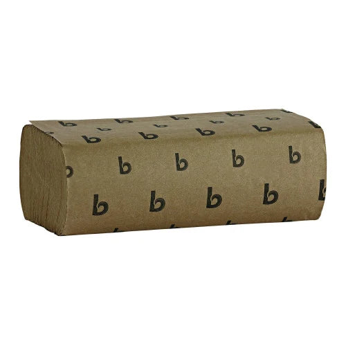 Boardwalk® Multifold Paper Towels, 1-Ply, Brown, 4000 Towels (BWK6202)