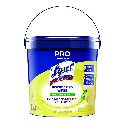 Lysol® Pro Disinfecting Wipes, 800 Wipe Bucket, 2 Buckets (99856CT)