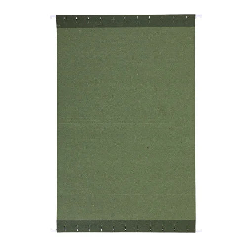 Pastas Suspensas Universal, Tamanho Carta, Abas com Corte 1/5, Verde Padrão, 25/Caixa (UNV14115)