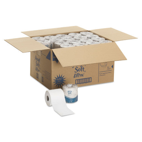 Georgia Pacific Professional Angel Soft ps Ultra 2-Ply Premium Bathroom Tissue, Septic Safe, White, 400 Sheets/Roll, 60/Carton (16560)