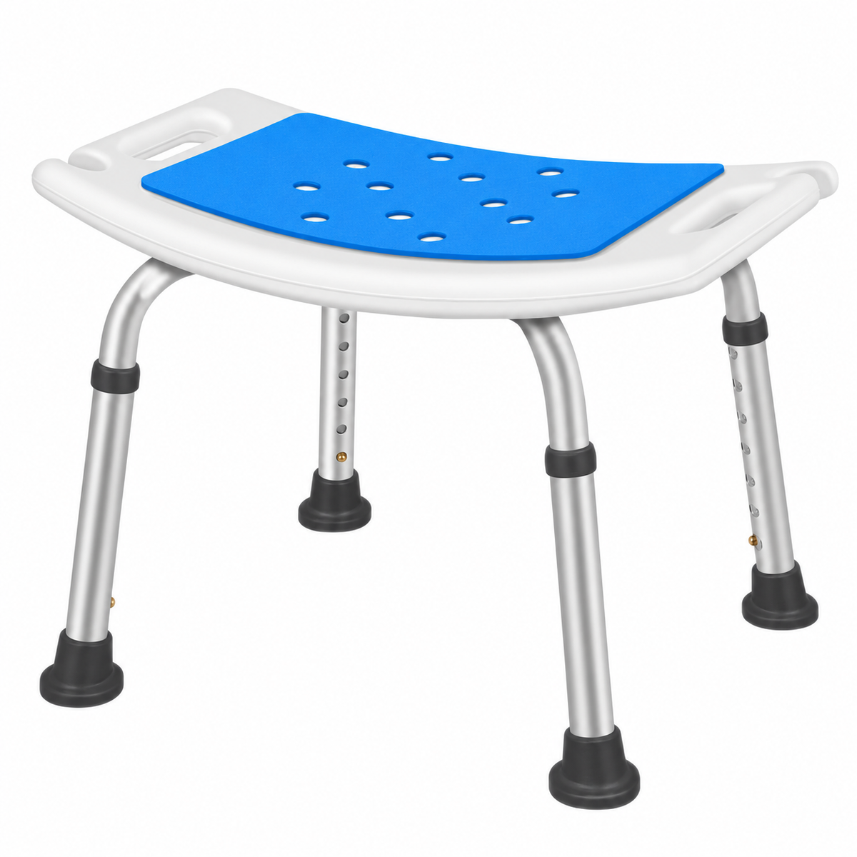 Taburete de ducha acolchado y ajustable