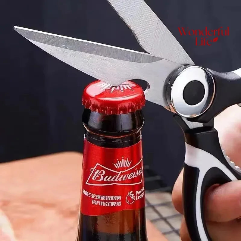 Multi-function Scissors Household Fish-killing Special Shears Roast Chicken and Duck Bones Vegetable Chopping Fish Food