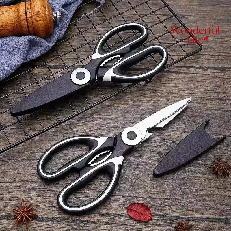 Multi-function Scissors Household Fish-killing Special Shears Roast Chicken and Duck Bones Vegetable Chopping Fish Food