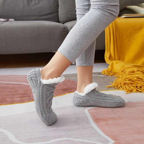 Pantuflas de lana de invierno