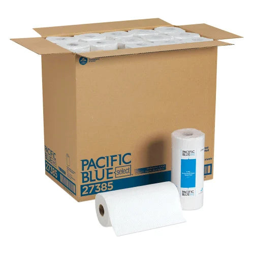 Pacific Blue® Select Kitchen Paper Towels, 2-Ply, 11 x 8.8, 85 Sheets, 30 Rolls (27385)