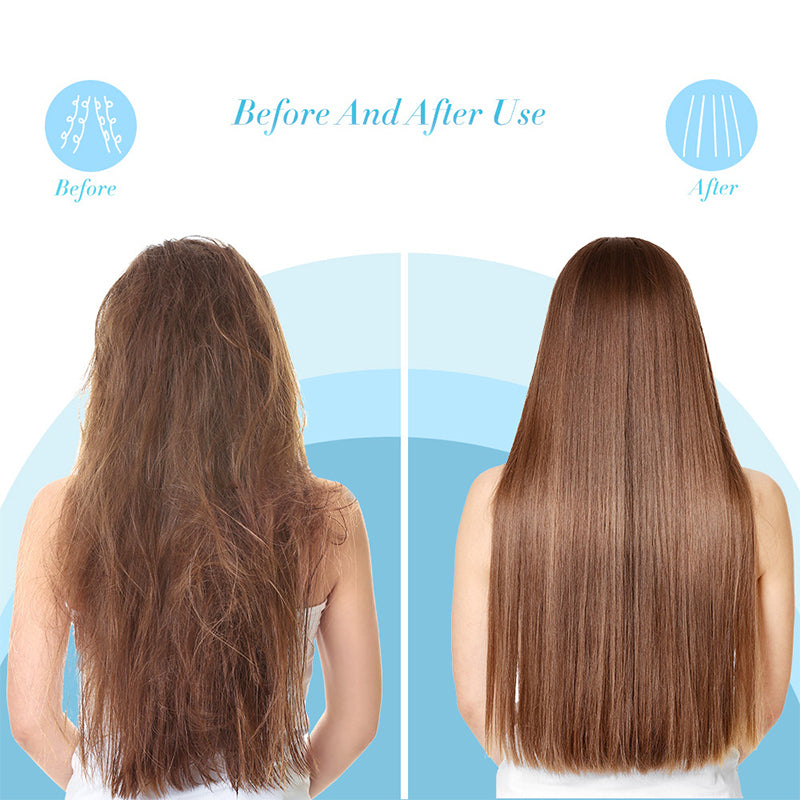 Plancha y peine profesional inalámbrico para el pelo