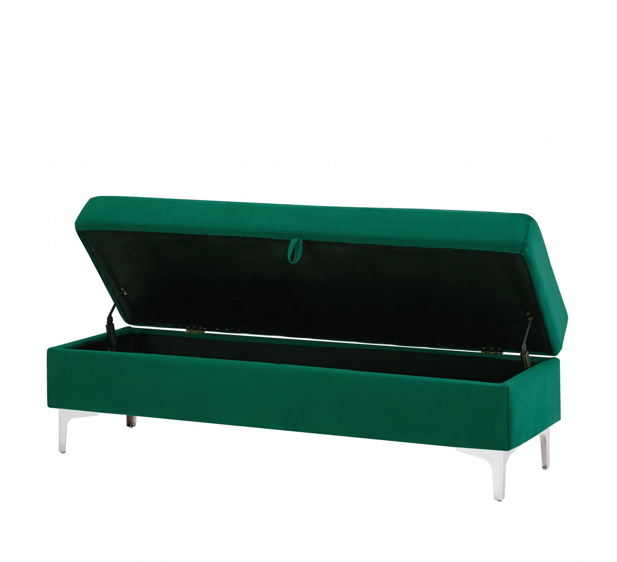 Banco de almacenamiento de color sólido, mueble de 2 plazas, sofá taburete para sala de estar