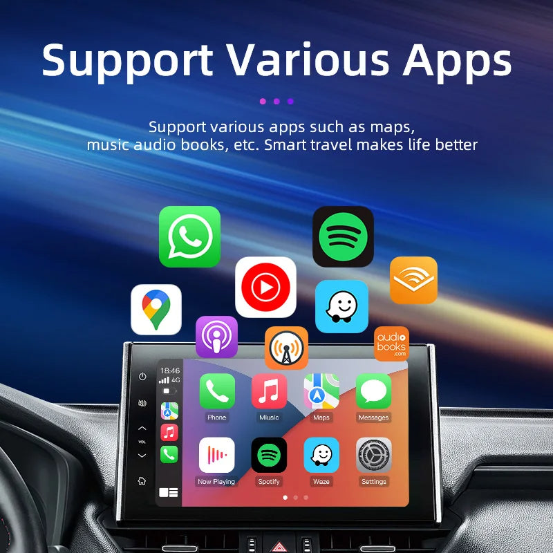 Adaptador CarPlay sem fio para Apple