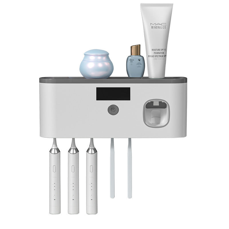 Soporte de pared para cepillos de dientes con UV