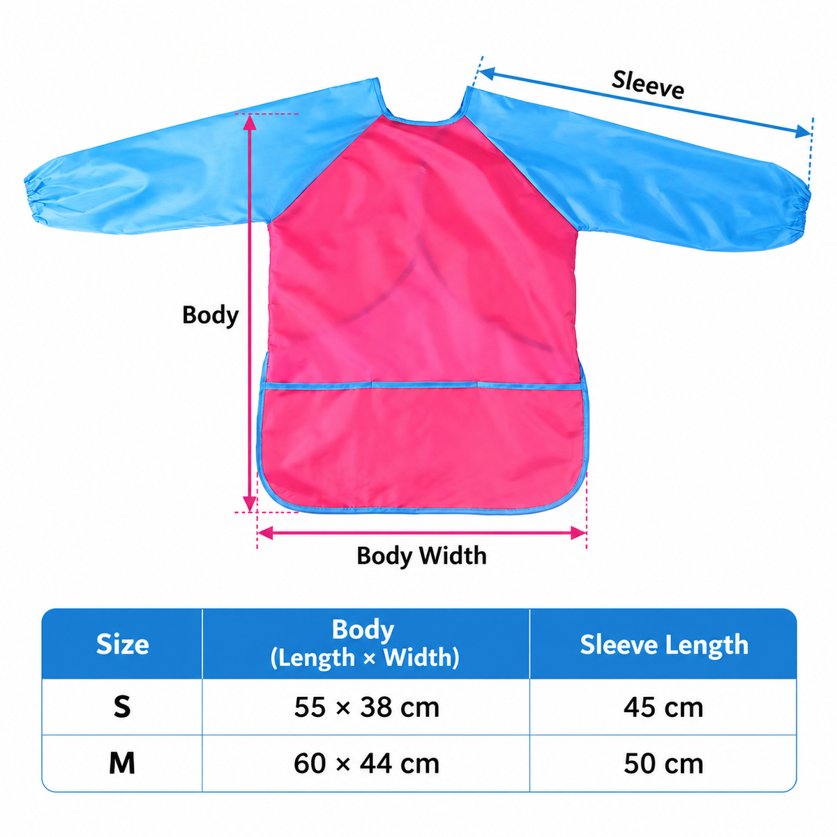 Children's Long-Sleeved Art Smock