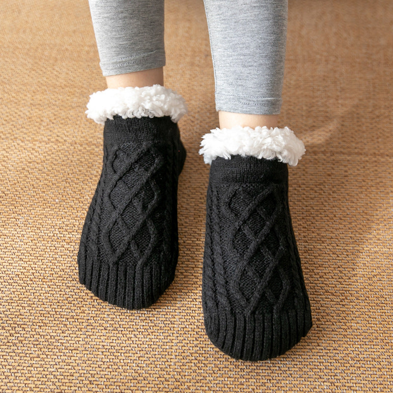 Pantuflas de lana de invierno