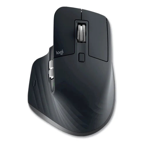 Logitech MX Master 3S Performance Wireless Mouse, 2.4 GHz Frequency/32 ft Wireless Range, Right Hand Use, Black (910006556)