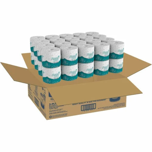 Georgia Pacific Professional Angel Soft ps Premium Bathroom Tissue, Septic Safe, 2-Ply, White, 450 Sheets/Roll, 40 Rolls/Carton (16840)