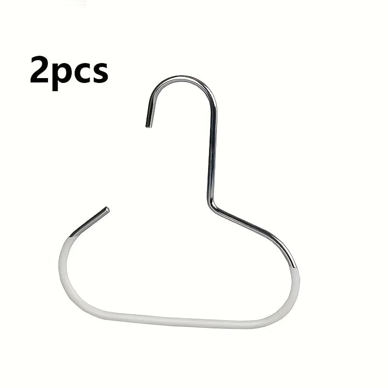 1/2/5pcsVersatile Manganese Steel Round Hook - Perfect for Hats, Ties, Scarves & Bags, Strong Load-Bearing, Non-Deformable