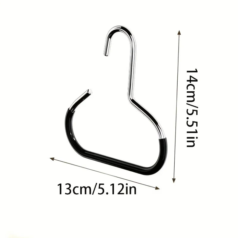 1/2/5pcsVersatile Manganese Steel Round Hook - Perfect for Hats, Ties, Scarves & Bags, Strong Load-Bearing, Non-Deformable
