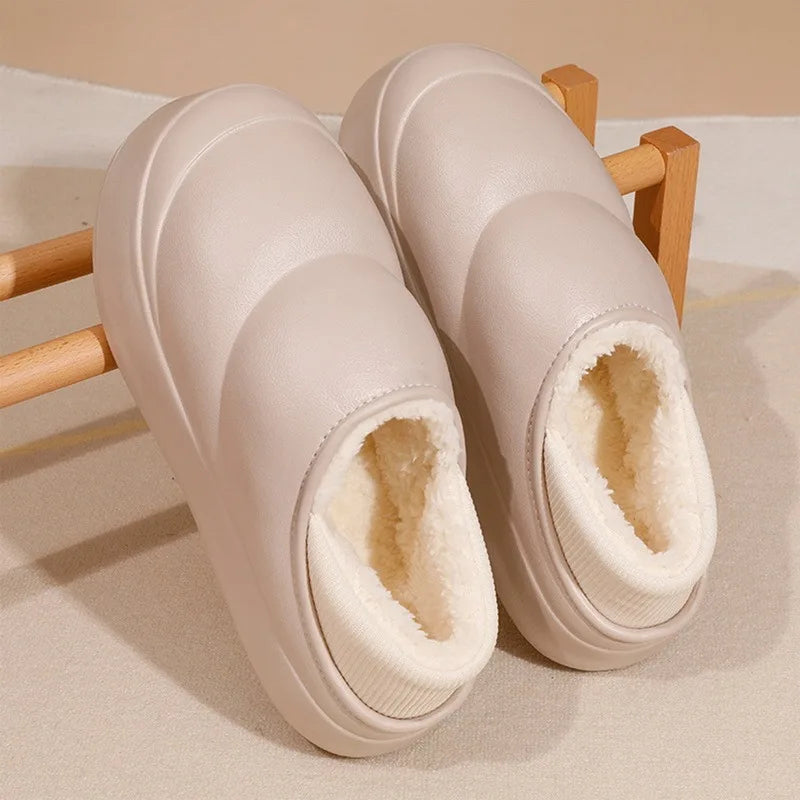 Thick Soles Women Winter Home Cotton Slippers