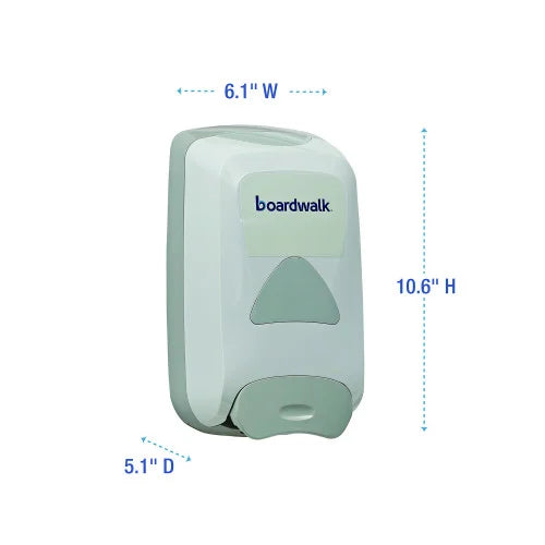 Boardwalk® Soap Dispenser, 1,250 mL, 6.1 x 10.6 x 5.1, Gray (BWK8350)