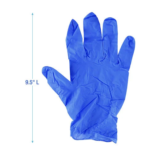 Boardwalk® Disposable Nitrile Gloves, X-Large, Blue, 4 mil, 100/Box (BWK380XLBXA)