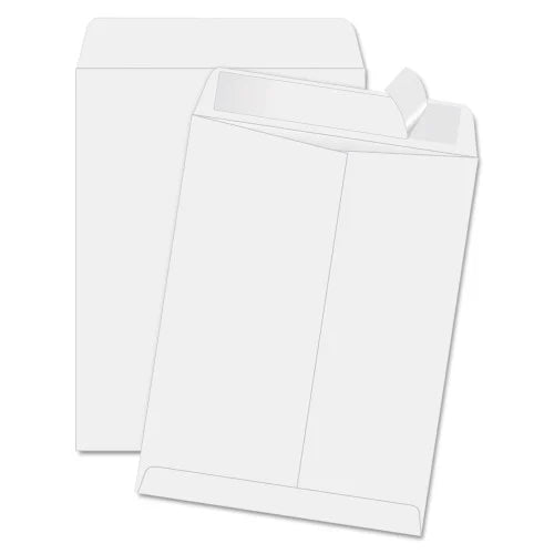 Quality Park Redi-Strip Catalog Envelope, #14 1/2, Cheese Blade Flap, Redi-Strip Adhesive Closure, 11.5 x 14.5, White, 100/Box (44834)