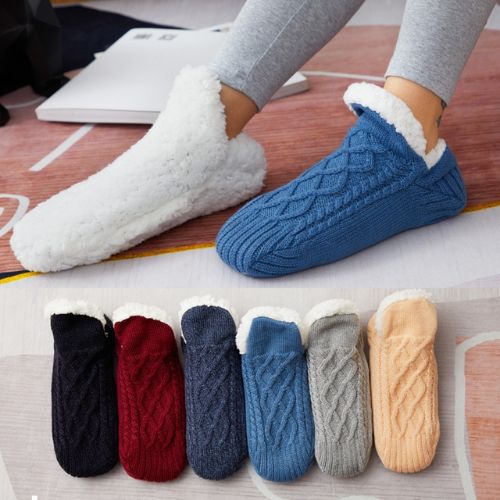 Pantuflas de lana de invierno