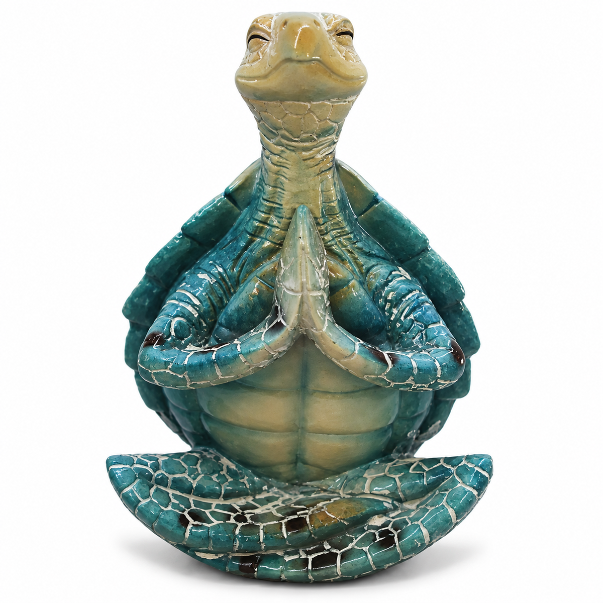 Figura de tortuga meditando