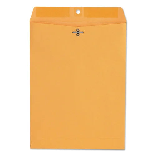 Universal Kraft Clasp Envelope, #90, Square Flap, Clasp/Gummed Closure, 9 x 12, Brown Kraft, 100/Box (UNV35264)