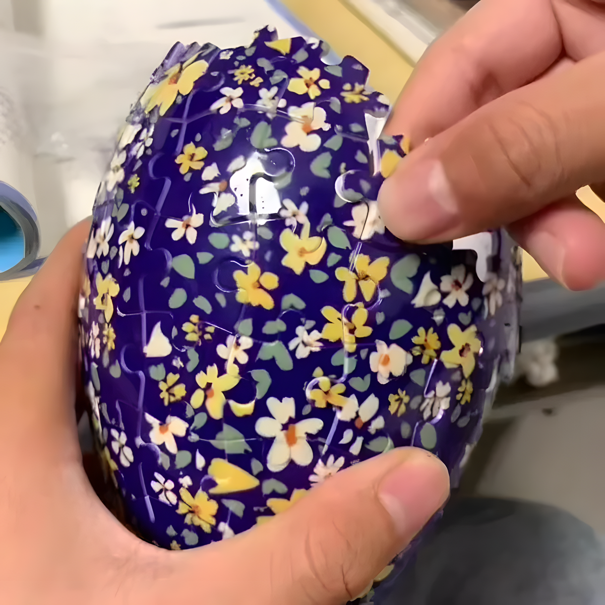 Rompecabezas 3D de un jarrón