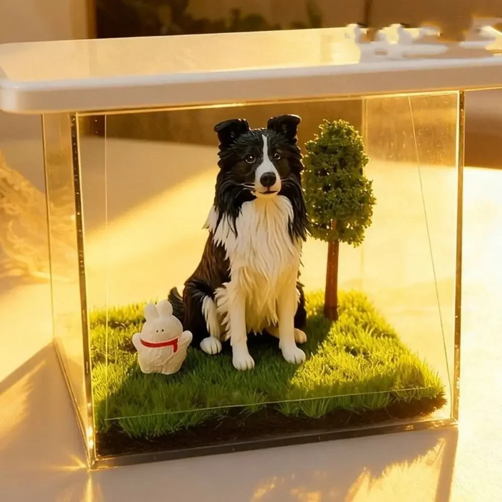Caja holográfica 3D personalizada para mascotas