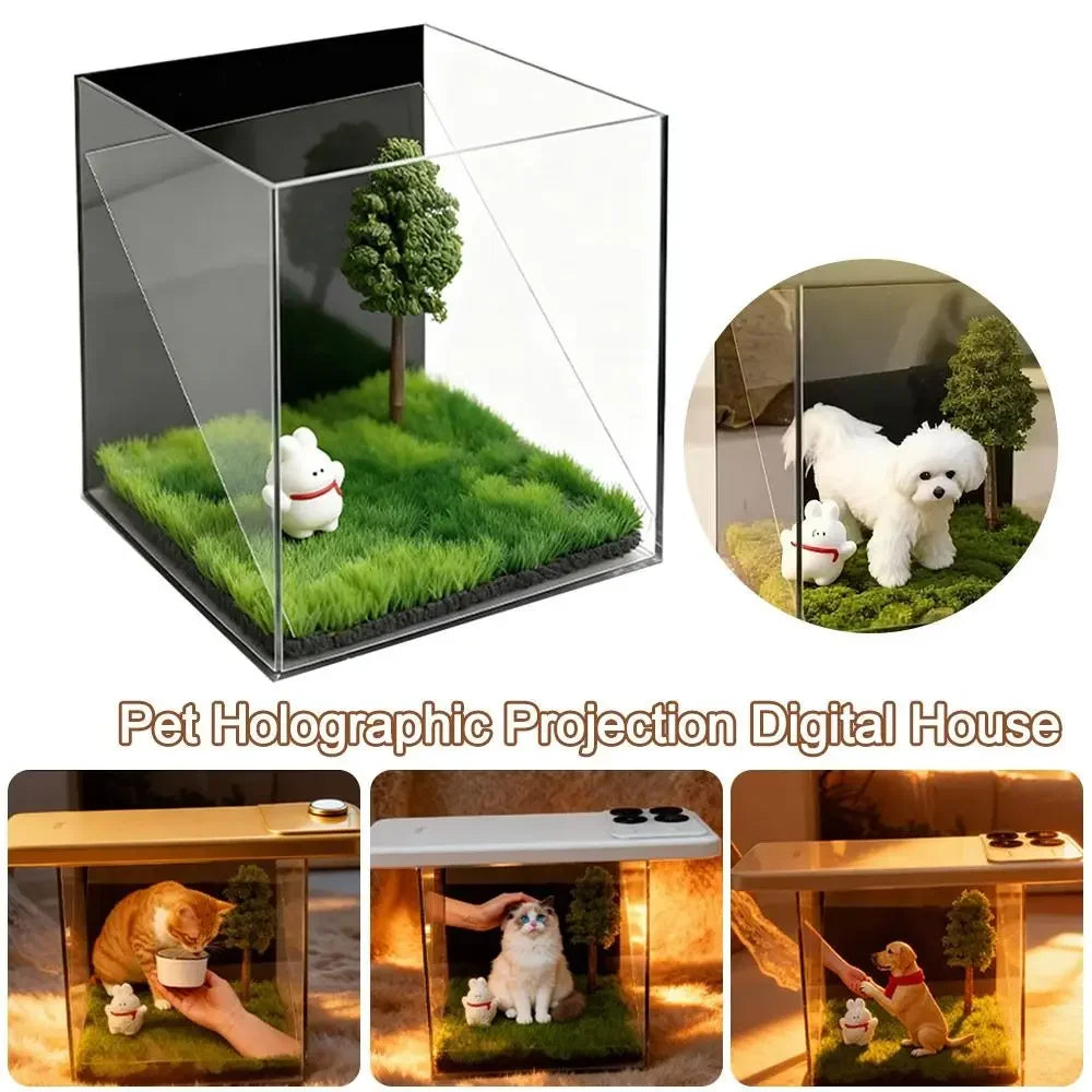 Caja holográfica 3D personalizada para mascotas