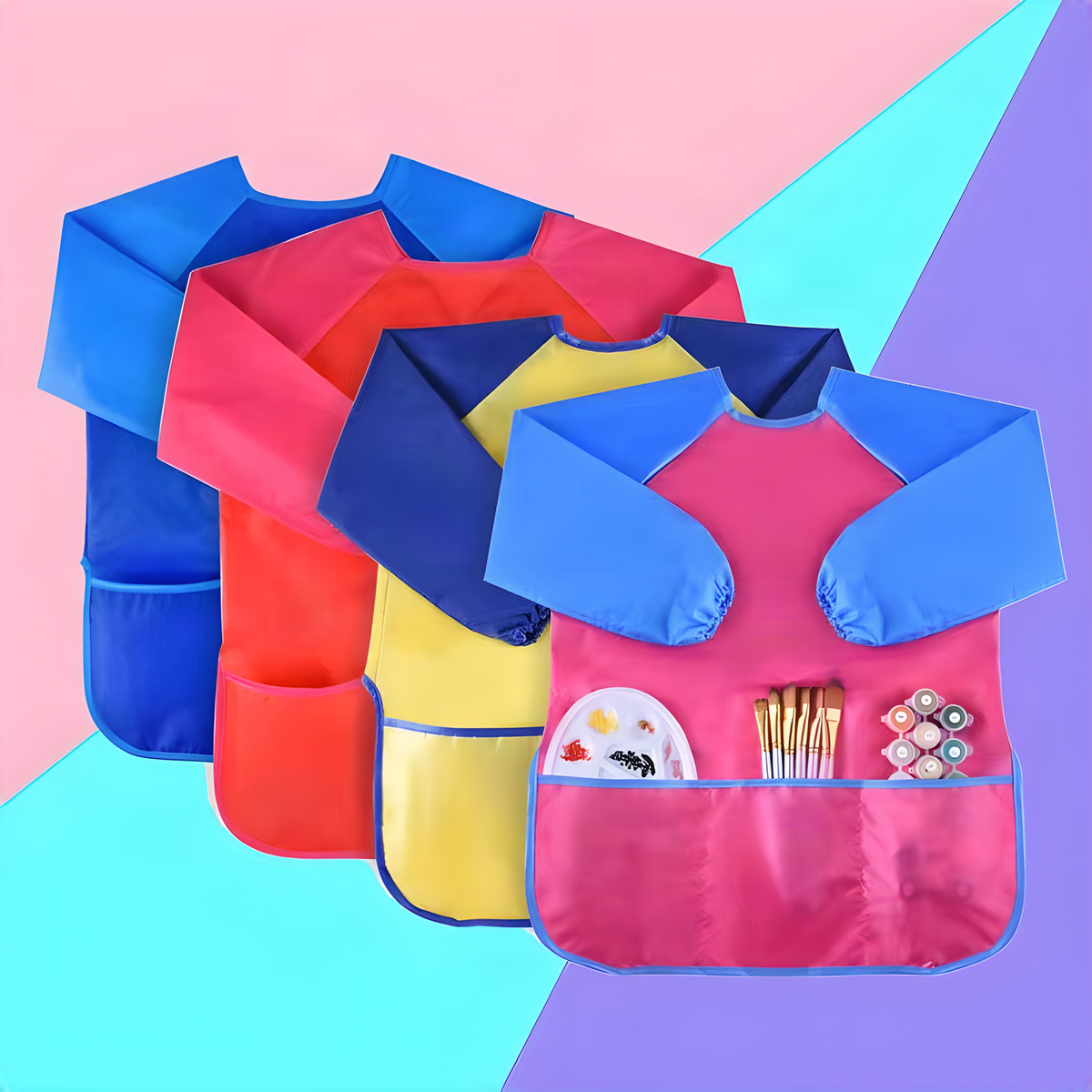 Children's Long-Sleeved Art Smock