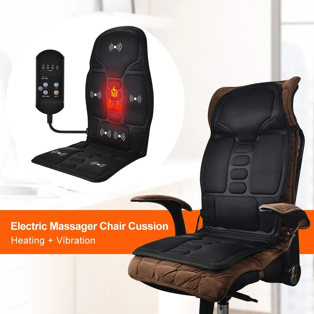 Almohadilla de masaje vibratorio multimodo para silla