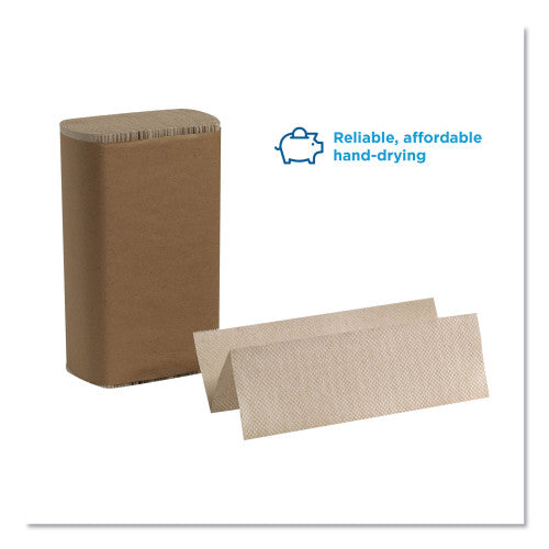 Pacific Blue® Multifold Paper Towels, 1-Ply, Brown, 4,000 Towels (23304)