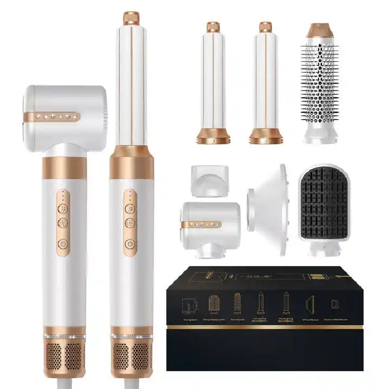Secador de pelo profesional, set completo de peinado 7 en 1
