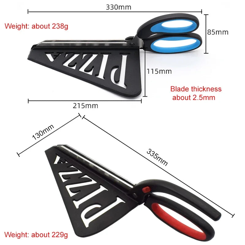 Pizza Scissors With Server Tray