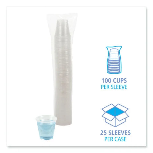 Boardwalk® Clear Plastic 5 oz. Drinking Cups, 2,500 Cups (BWKTRANSCUP5CT)