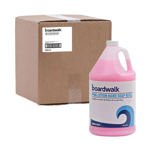 Sabonete Líquido Rosa de Limpeza Suave Boardwalk®, Aroma de Cereja, Frasco de 1 galão, 4/CX (BWK410CT)