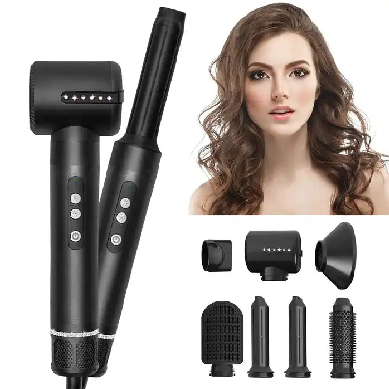 Secador de pelo profesional, set completo de peinado 7 en 1