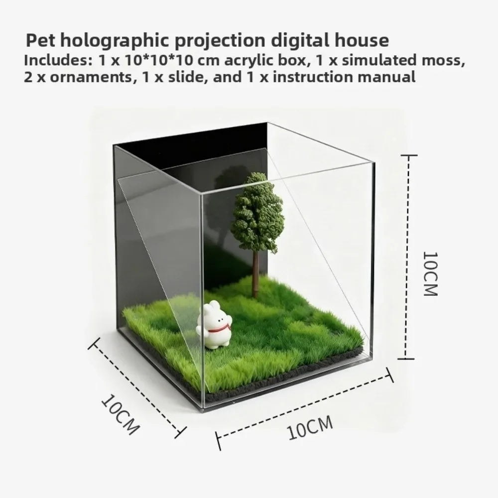 Caja holográfica 3D personalizada para mascotas