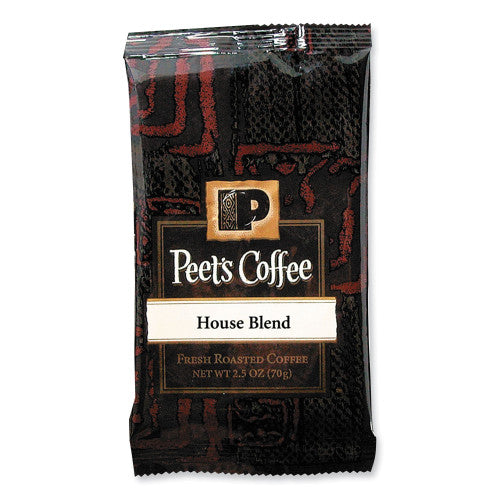 Peet's Coffee & Tea Coffee Portion Packs, House Blend, 2.5 oz Frack Pack, 18/Box (504915)