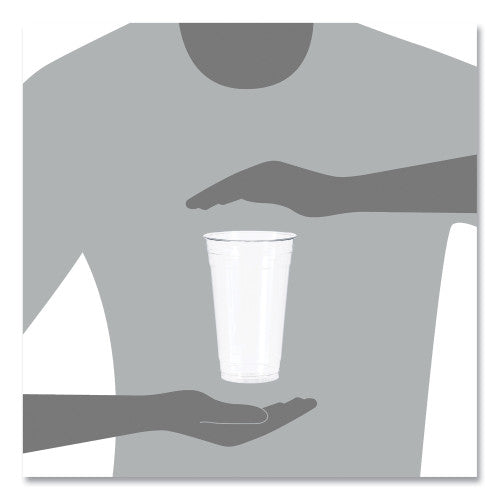 Dart Ultra Clear PET Cold Cups, 24 oz, Clear, 50/Sleeve, 12 Sleeves/Carton (TD24)