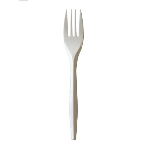 Boardwalk Mediumweight Polypropylene Cutlery, Fork, White, 1,000/Carton (BWKFORKPPMW)