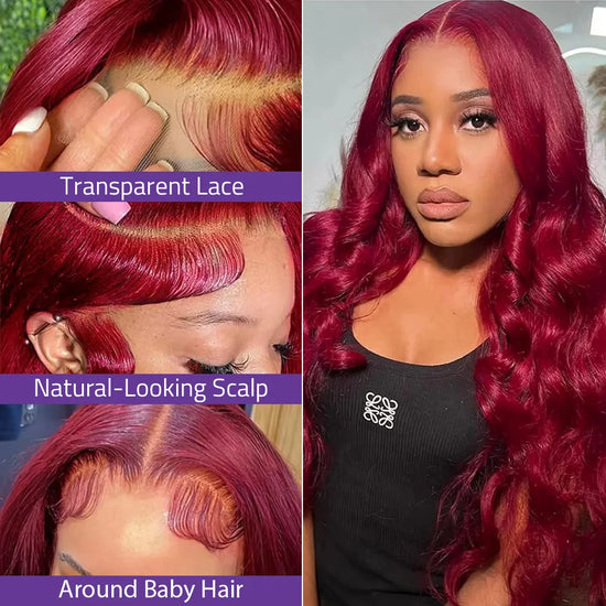 Body Wave Human Hair Wig 13x4 Lace Front Brazilian