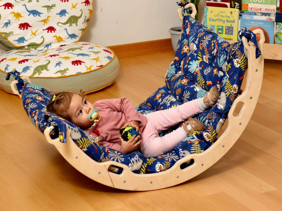 Arco/Balancín para escalar con almohada y rampa / Tamaño mediano