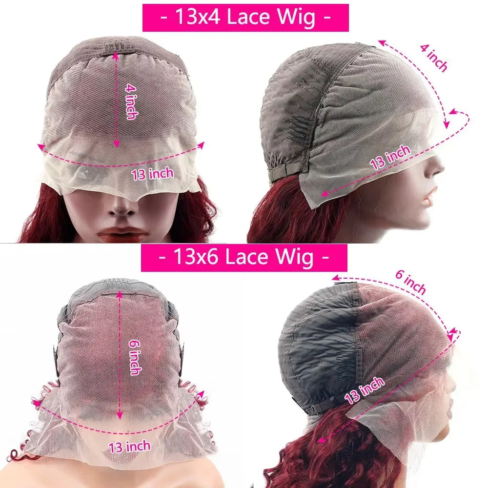 Body Wave Human Hair Wig 13x4 Lace Front Brazilian